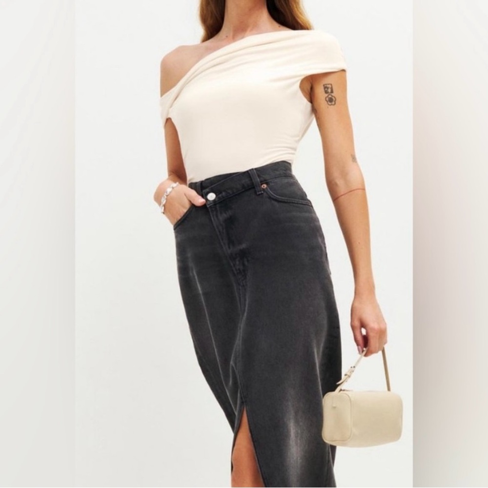 Reformation Cello Knit Top Cream Size M - Picture 11 of 11